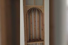 Arched Wall Framing for Decorative Niche