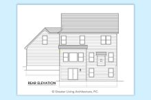 Rear Elevation of Custom Home in Rochester NY