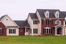 Brick Siding Custom Home Exterior | New Homes Exterior