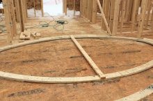 Precision Floor Framing for Custom Circular Architectural Design