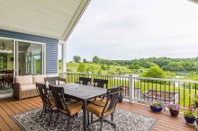 Covered Deck with Scenic Views in Pittsford NY