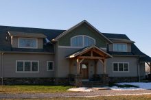 Craftsman Style Custom Home with Porch Entry