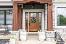 Charming Front Porch by Custom Home Builders – Brockport, NY