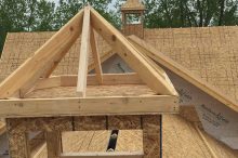 Dormer Framing Detail on Plywood-Sheathed Roof