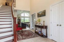 Floor-to-Ceiling Windows in Modern Living Room