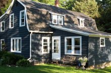 Home Addition with Gambrel Roof and Siding