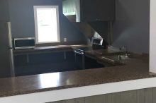 Service Window to Modern Commercial Kitchen