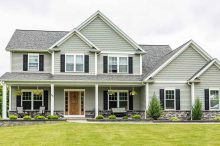 Modern Exterior New Construction Home | Exterior Design