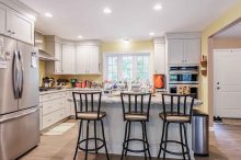 Modern Kitchen with Island – New Construction in Greece, NY