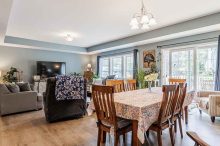 Open Living and Dining Area in New Home – Greece, NY