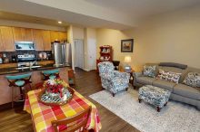 Open Living Area in Spencerport Townhome